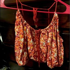 Super Cute Free People cropped tank top